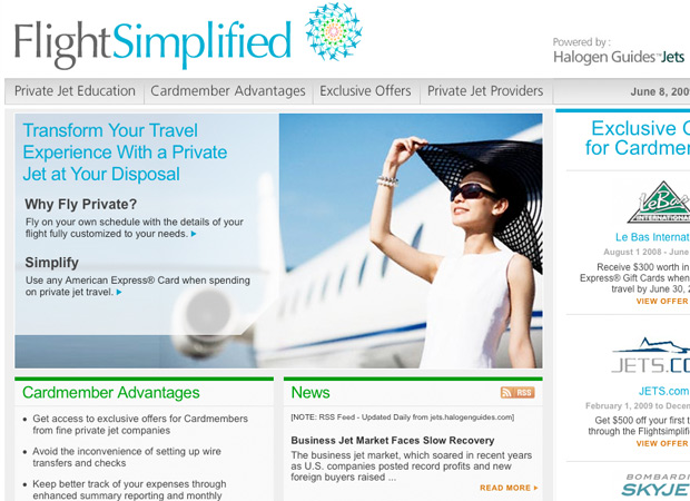 Flight Simplified for American Express - Screenshot 1