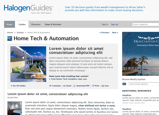 Halogen Guides - Screenshot 3