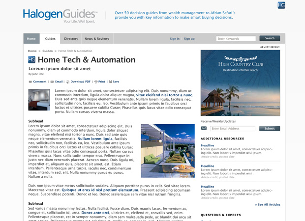 Halogen Guides - Screenshot 4