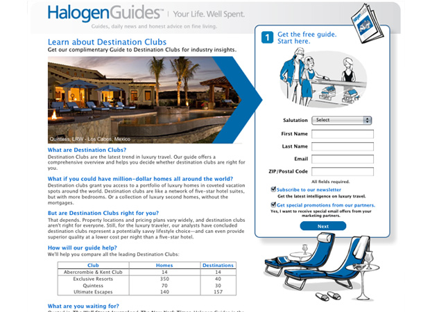 Halogen Network Lead Generation System - Screenshot 1