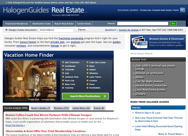 Halogen Guides Real Estate - Screenshot 1