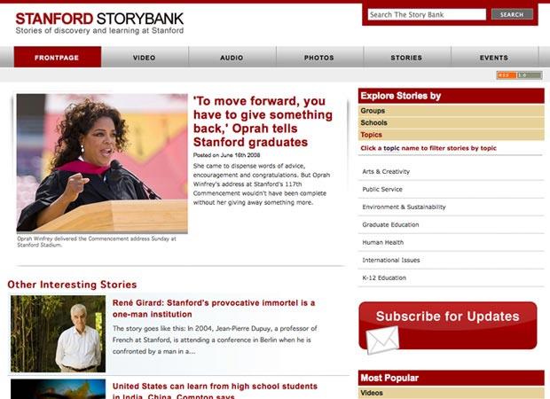 Stanford Storybank - Screenshot 1