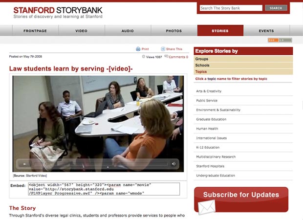 Stanford Storybank - Screenshot 3