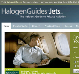 Halogen Guides Jets